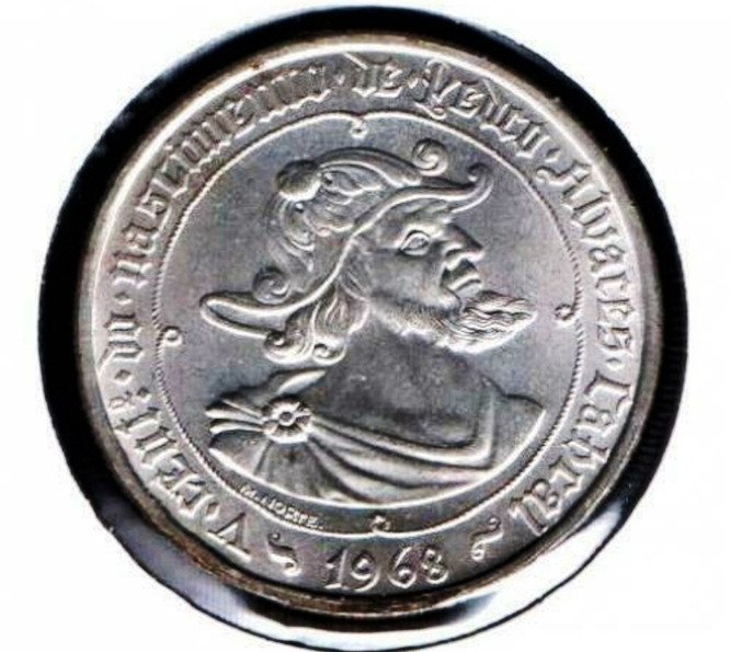 Португалия. 50 эскудо 1968 г. 