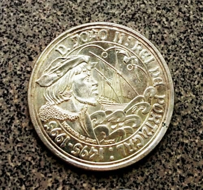 Португалия. 1000 эскудо 1995 г. Серебро. 