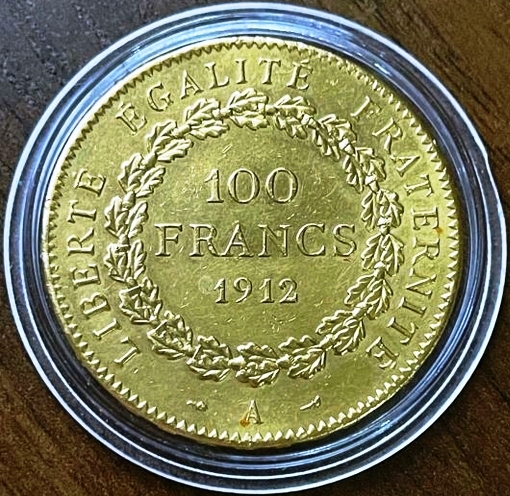 Франция. 100 франков. 1912 г.