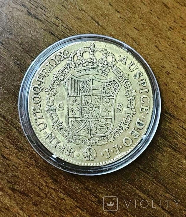 Новая Гранада. Карл IV. 8 эскудо 1802 г.