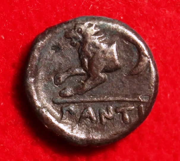 Пантикапей. Обол. 389 – 379 гг. до н.э.