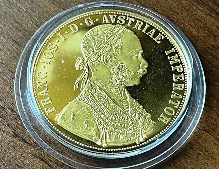 Австрия. 4 дуката 1915. Франц Иосиф I. Золото