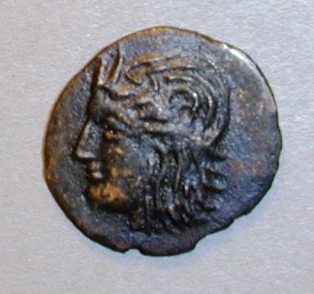 Тира. Монеты с изображениями речного божества Тираса. 350 – 340 гг. до н.э.