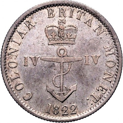  Британская Вест-Индия. Монеты колонии. 1820 – 1822 гг.