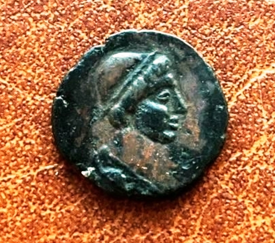 Боспорское царство. Аспург (Рескупорид I). Редкий номинал 9 унций. 10 – 38 гг. н.э.