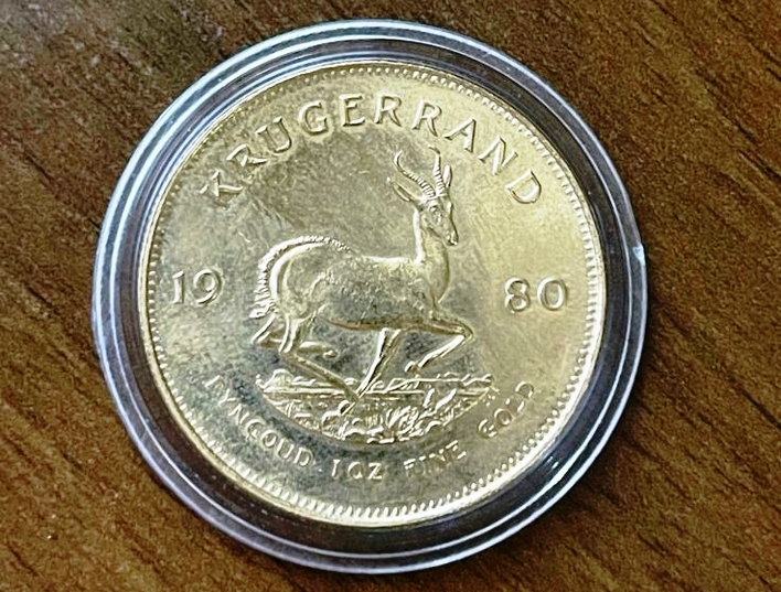 Южная Африка. Крюгерренд 1980. Золото.    ПРОДАН