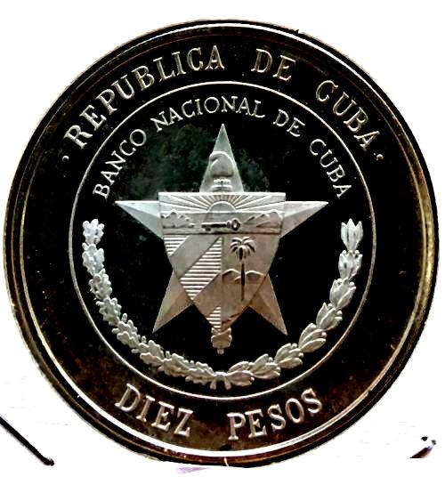 Куба. 10 песо 1975 г.