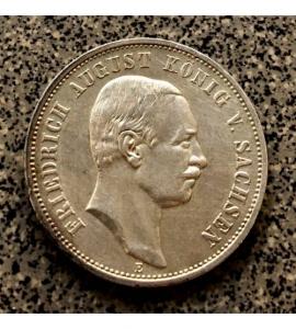 Саксония. 3 марки 1908 г.    ПРОДАНА