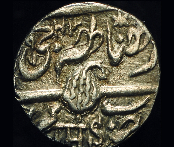 Кашмир. 1 рупия 1886 г. Серебро