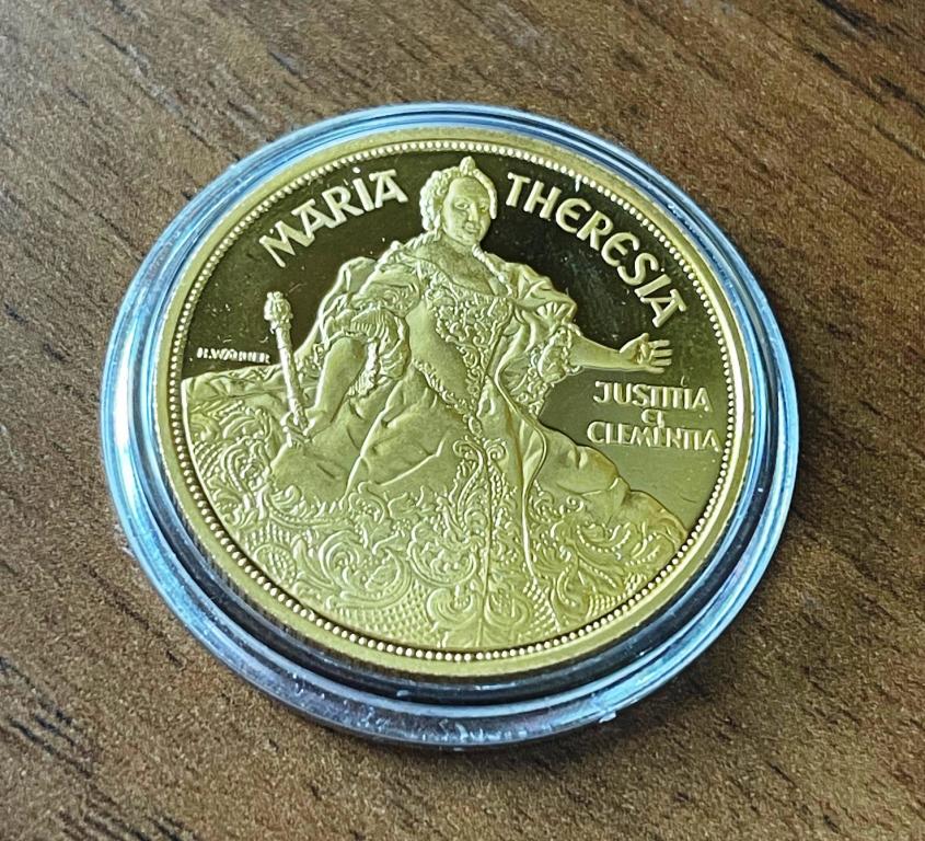 Австрия. 1000 шиллингов 1993 г. Мария Терезия. Золото