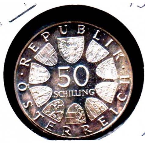 Австрия. 50 шиллингов 1971 г.