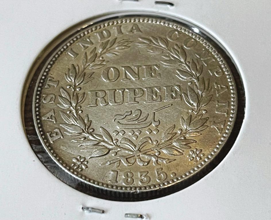 Британская Индия. Серебряные монеты времени короля Вильгельма IV