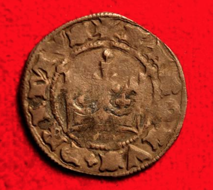 Галицкая Русь. Пражский грош обрезанный. XIV в.   ПРОДАНА