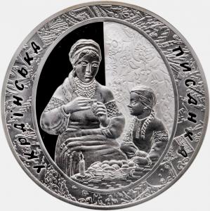 Украинская писанка. Серебро
