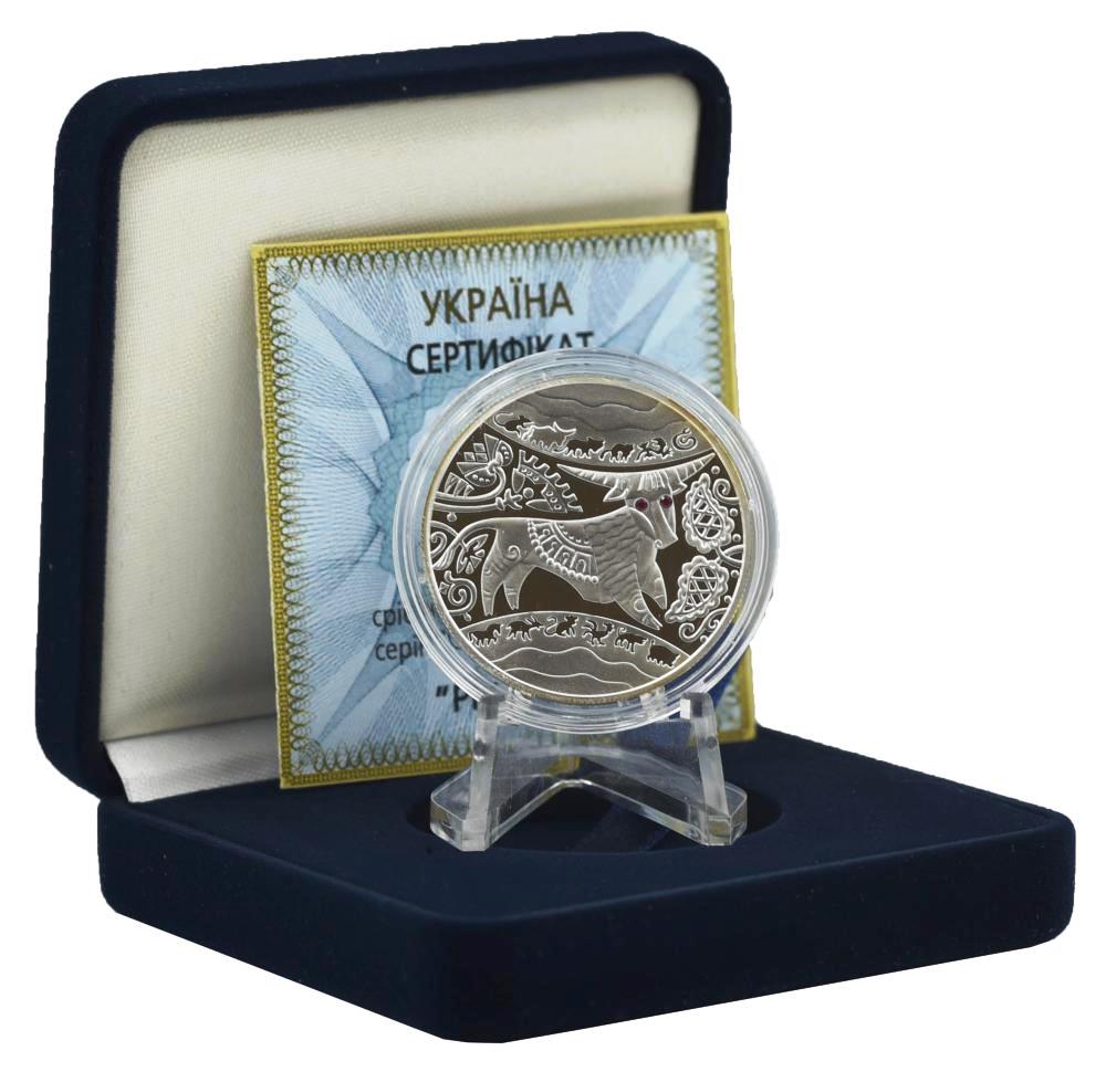 Год Быка. 5 гривен 2009. Серебро