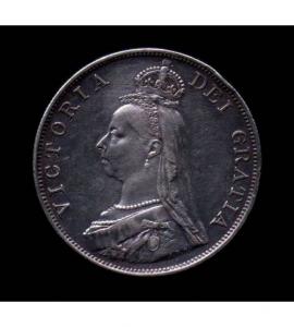 Великобритания. Двойной флорин 1889 г.