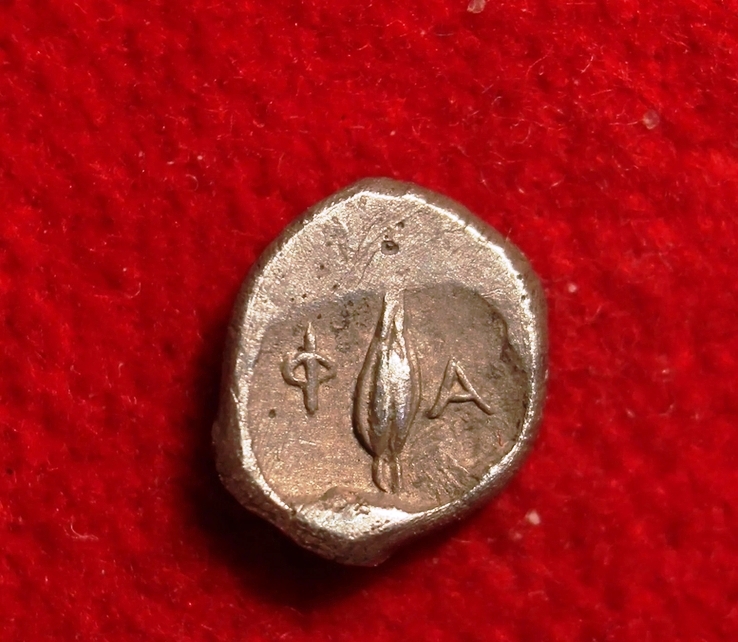 Фанагория. Гемиобол. Серебро. 403-393 гг. до н.э. ПРОДАНА