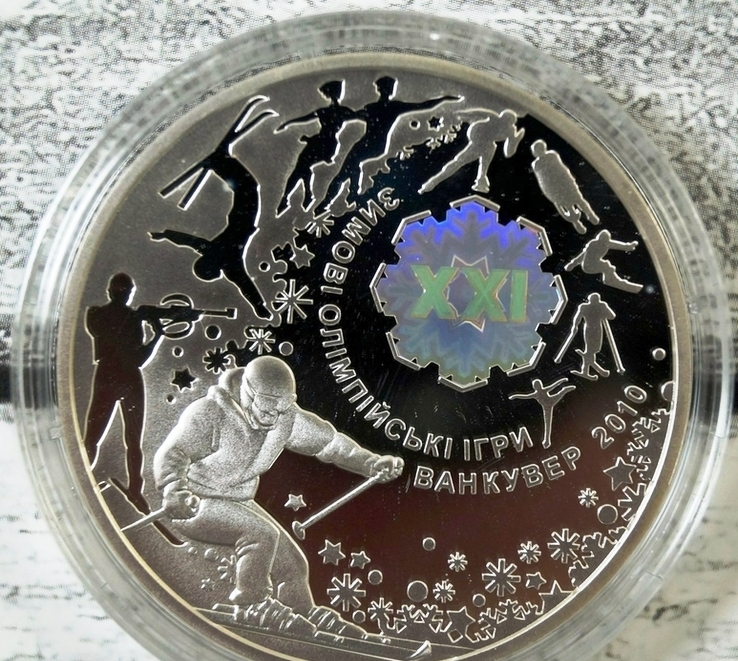 XXI зимние Олимпийские игры. 10 гривен 2010. Серебро