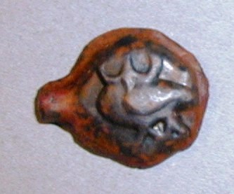 Никоний. Царь Скил. Младший номинал. Литье. Бронза. 470 – 460 гг. до н.э.    ПРОДАНА