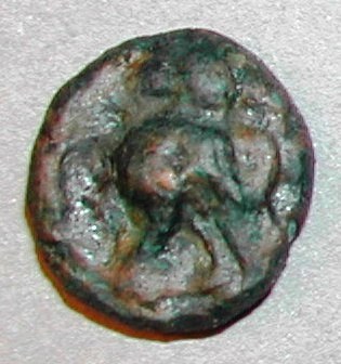 Никоний. Царь Скил. Младший номинал. Литье. Бронза. 470 – 460 гг. до н.э.