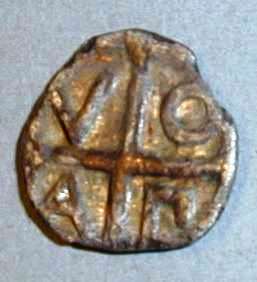 Храм Аполлона. Гемиобол. Серебро. 460–450 гг. до н.э.