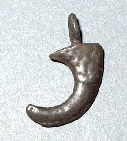 Киевская Русь. Амулет. Рог изобилия. Бронза. Литье. X – XIII вв.