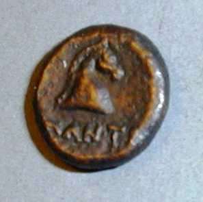 Пантикапей. Лепта. Медь. 389–379 гг. до н.э.