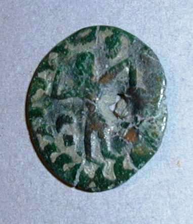 Монета готов. Таманский денарий. Медь. II – IV вв. н.э.