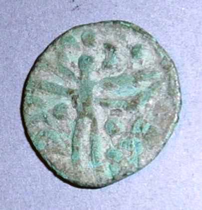 Монета готов. Таманский денарий. Медь. II – IV вв. н.э.