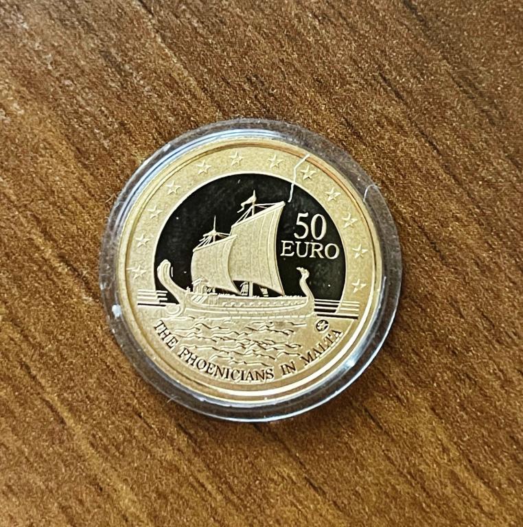 Мальта. 50 евро 2011. Золото