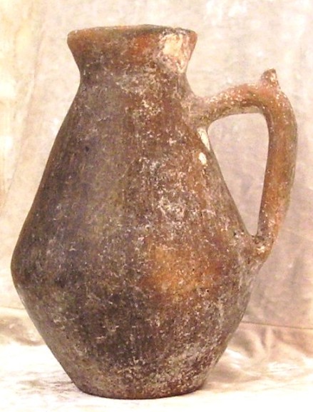 Северное Причерноморье. Сарматы. Кувшин биконической формы с ручкой. II – IV вв. н.э.