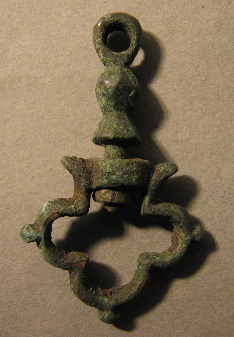 Киевская Русь. Подвеска ажурная. Бронза. Литье.