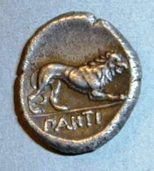 Пантикапей. Гемидрахма. Серебро. 359–349 гг. до н.э.   ПРОДАНА