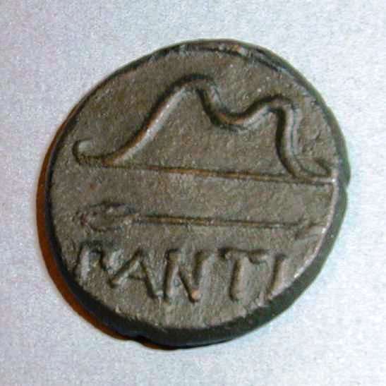 Пантикапей. Обол. Медь. 314–310 гг. до н.э.