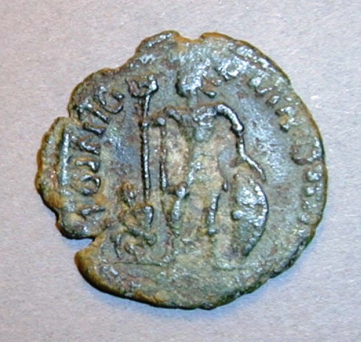 Византийский Херсонес. Феодосий II. Медь. Подражание. 402 – 450 гг.   ПРОДАНА