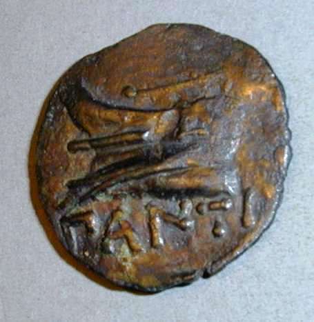 Пантикапей. Обол. Медь. 220–210 гг. до н.э.