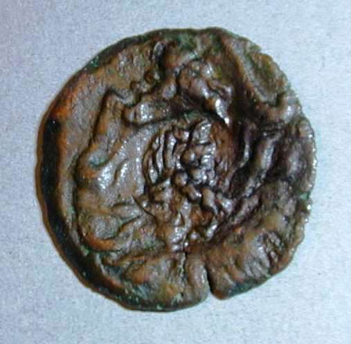 Пантикапей. Обол. Медь. 210–200 гг. до н.э.